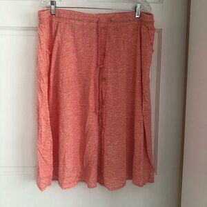 LulaRoe Button Front Salmon Color Skirt